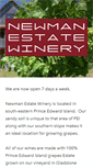 Mobile Screenshot of newmanestatewinery.com